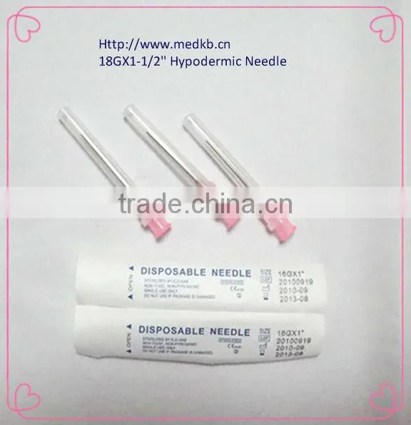 Kangbao 18G Plastic Hypodermic Needle
