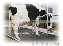 easy to clean ribbed cow rubber mat