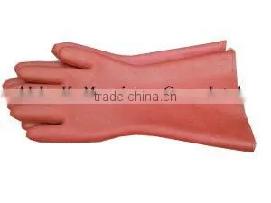Electric insulation rubber gloves
