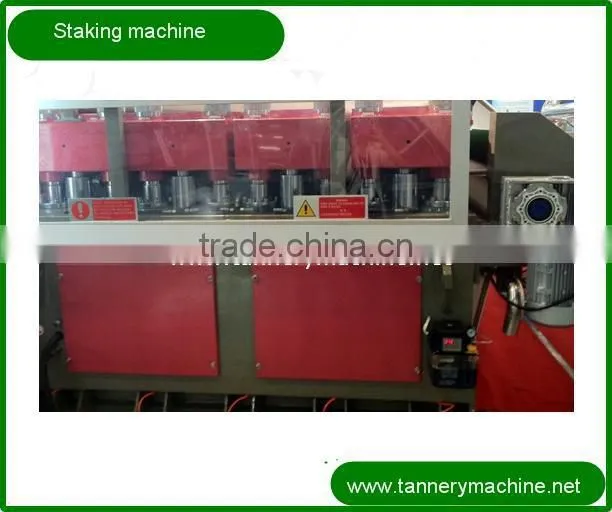 leather vibration staking machine for cow with super fine quality