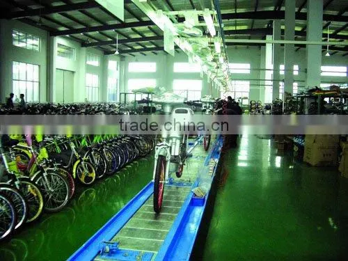new e-bicycle assembly line
