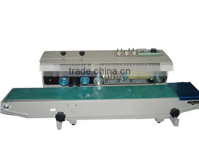 Special continuous air inflation and vacuum sealing machine