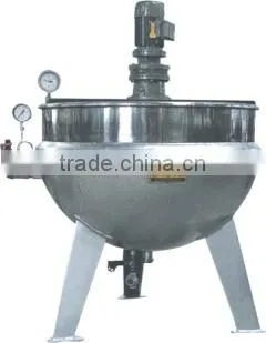 double jacketed kettle gas heating cooking pan