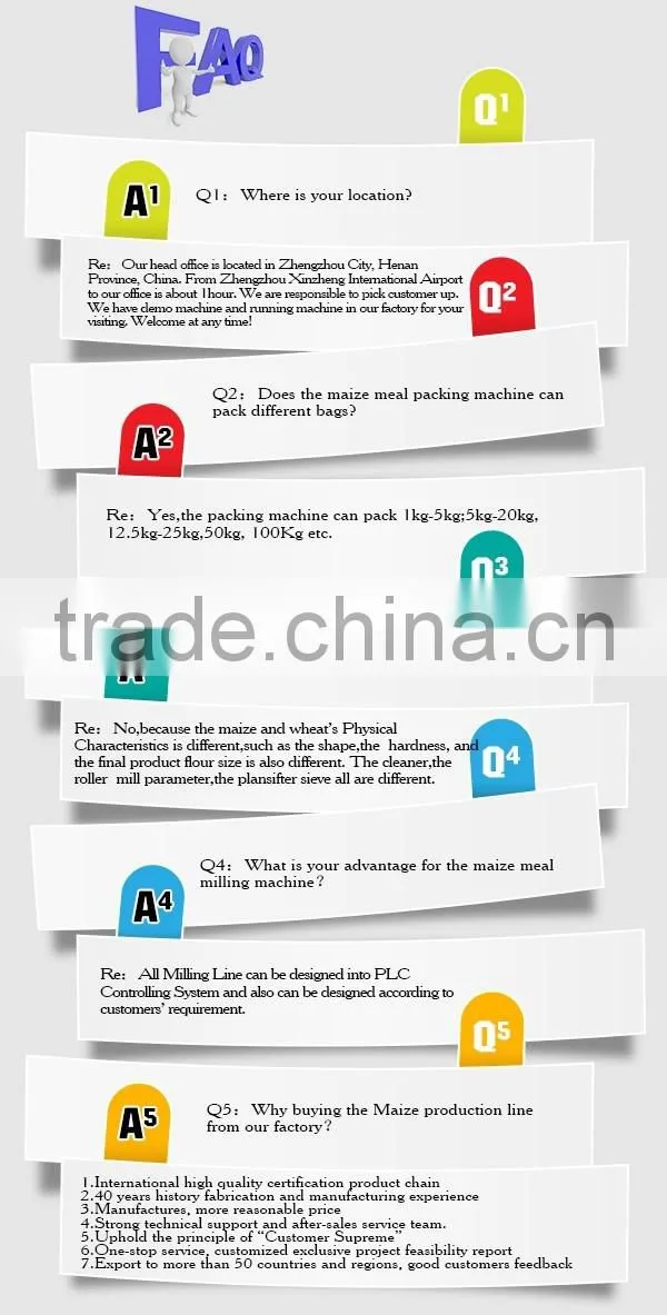 China top brand flour plant manufacturer corn starch making machine