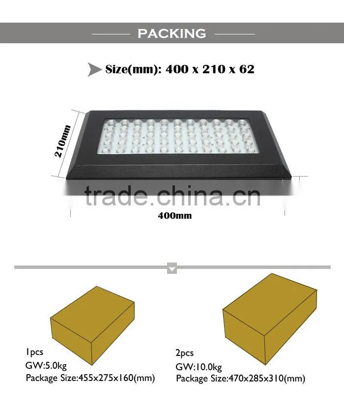 Professional Manufactur 165w auto led aquarium light for artificial plants