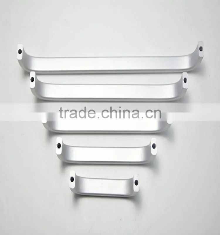 Anodized OEM color powder coated aluminum fancy cabinet handles