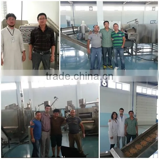 HOT sell 3D expanded food processing assembly line