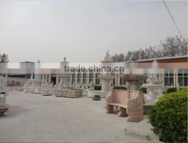 Large Outdoor Garden Stone Water Fountain with horse