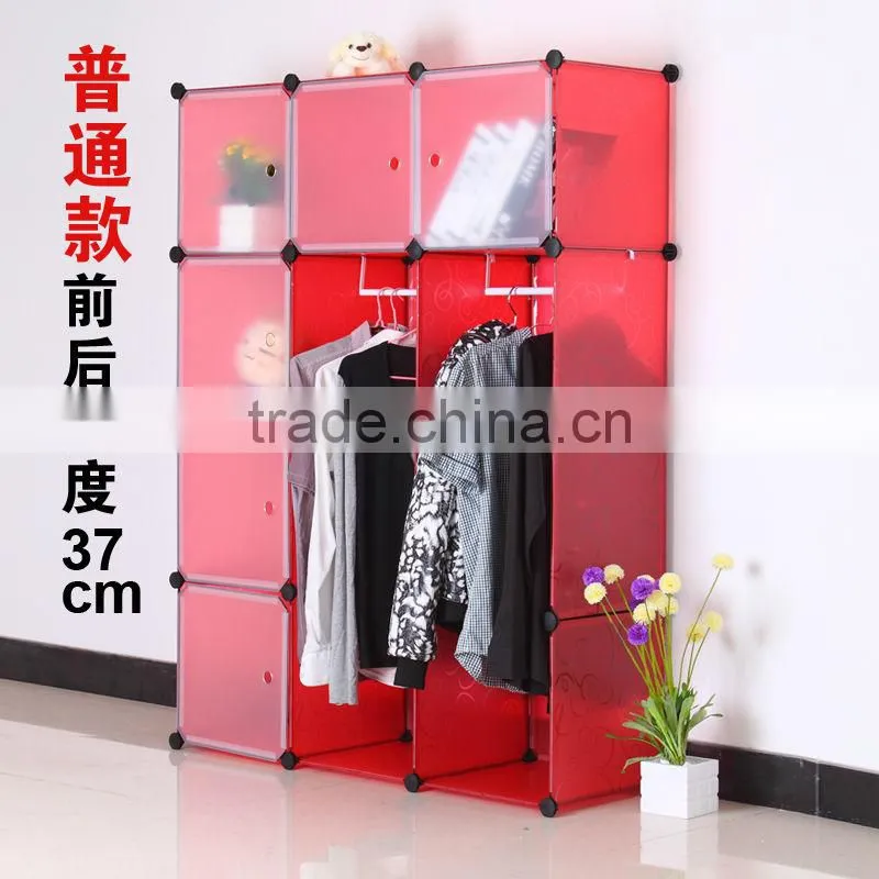 Colorful Four Floors Hung Home Clothes WardrobeCreative Wardrobe Receive FrameBooks case Style Wardrobe