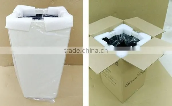 transparent plastic orchid pot with self watering planters