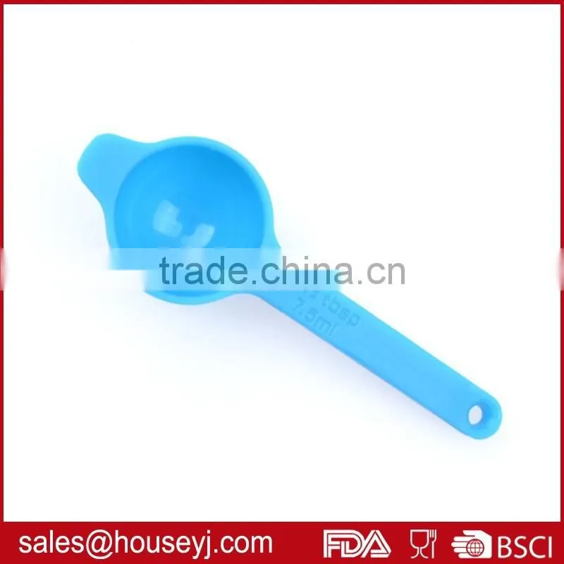 Set of 6pcs food grade plastic measuring cup colorful kitchen tools