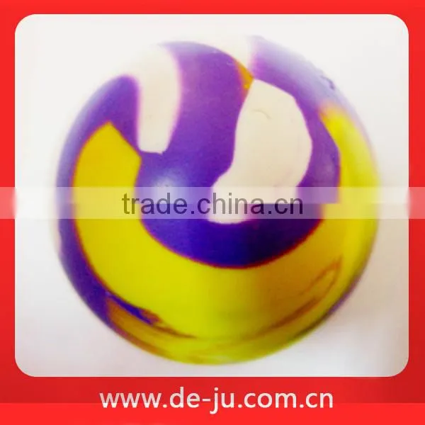 Stripe Rubber Bouncing Round Jumping Ball