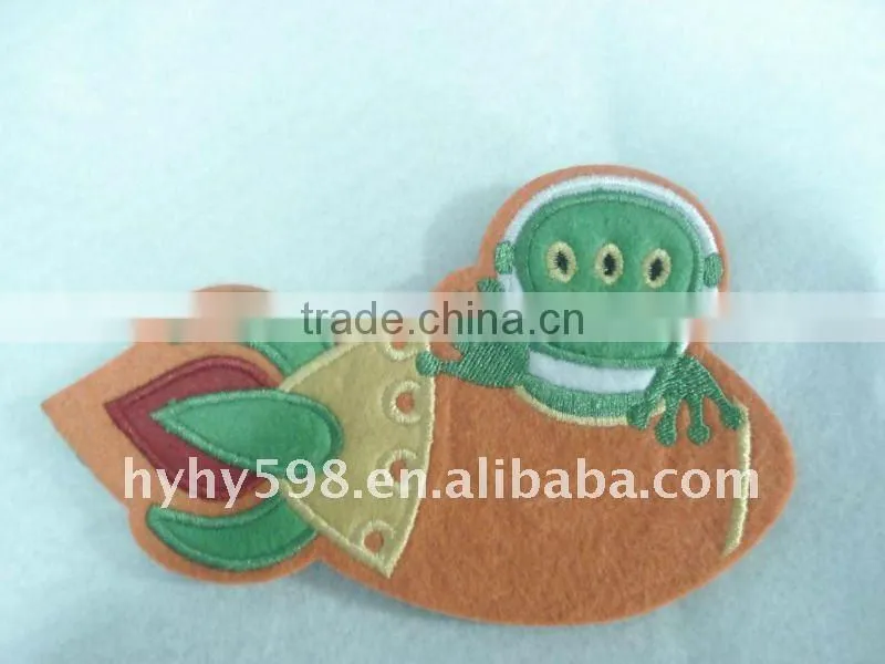14081812 christmas wall decoration/self adhesive felt/felt sticker