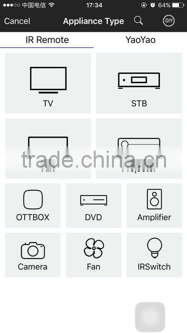 2015 New Arrival Mobile Smart Infrared Remote Controller For IOS Iphone Use Universal Remote Controll TV/STB/OTT/AC/SLR/DVD/Fan