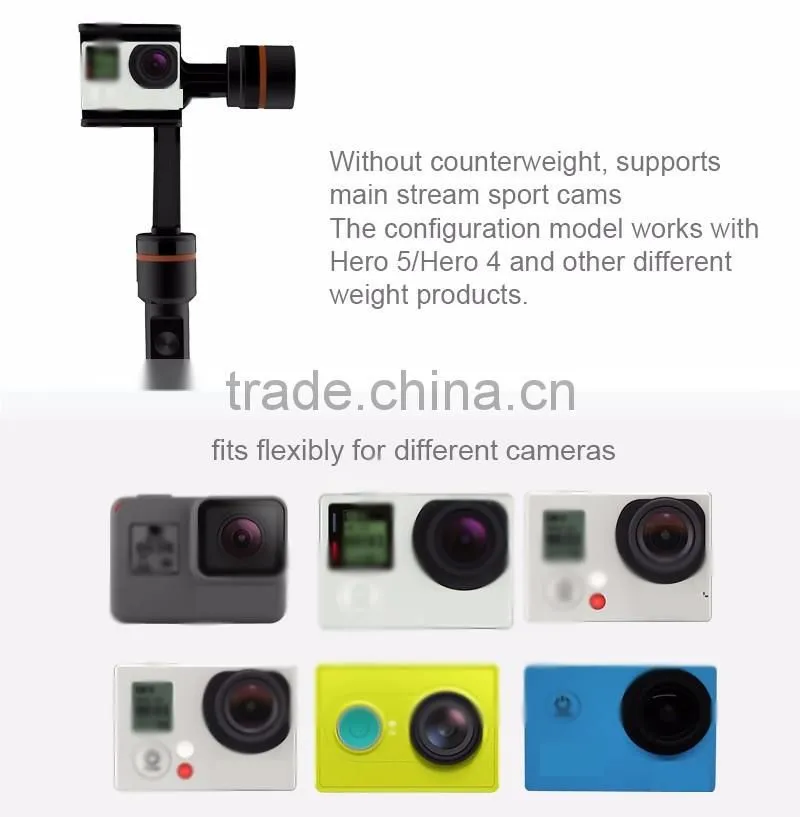 Hot Bluetooth Handheld 3Axis Face Tracking Stabilizer For Mobilephone/Camera Photographing,Dual Purpose Professional Stabilizers