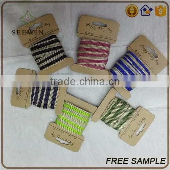 2016 wholesale natural jute flower packing