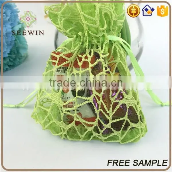 wholesale OEM design mesh floral bag and snack bag