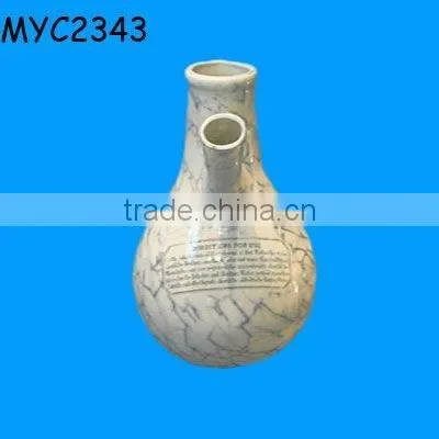 Retro style pottery salt pipe inhaler