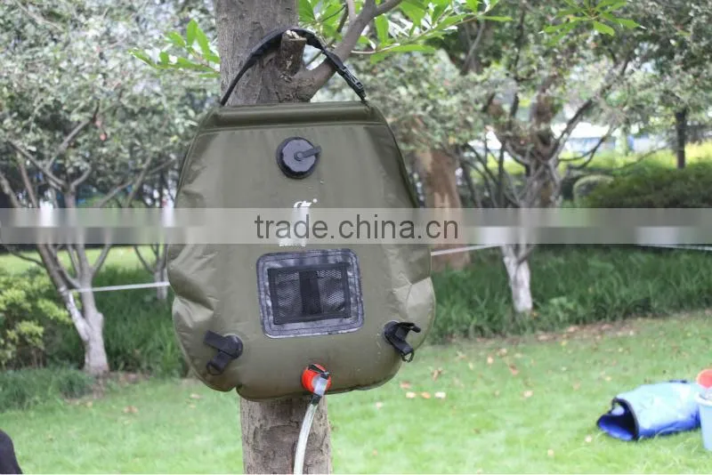 Outdoor Olive Foldable Camping Shower C1021-12