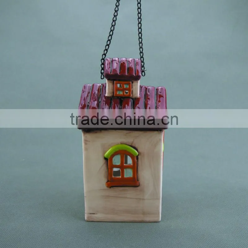 Outdoor Hanging Ceramic Garden Lantern