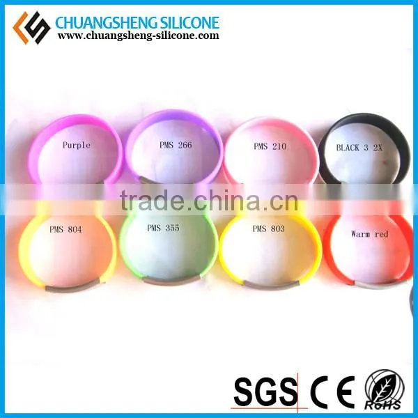 engravable stainless steel metal plate kids cool silicone bracelets