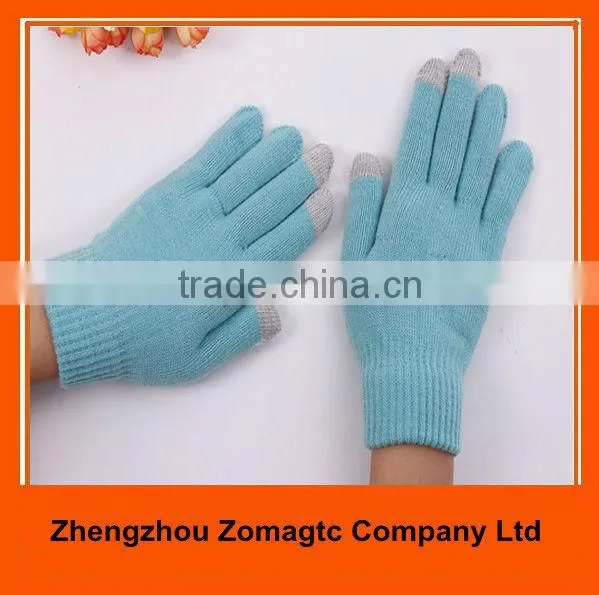 Black Acrylic Touch Screen Gloves For Smartphone ZMR720