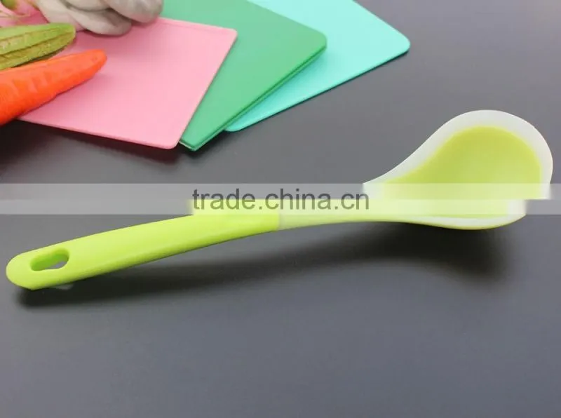 CK-3122 Food grade Heat resistant 6pcs untensil kitchen tool sets Silicone covered Nylon utensil cooking tool set with PP handle