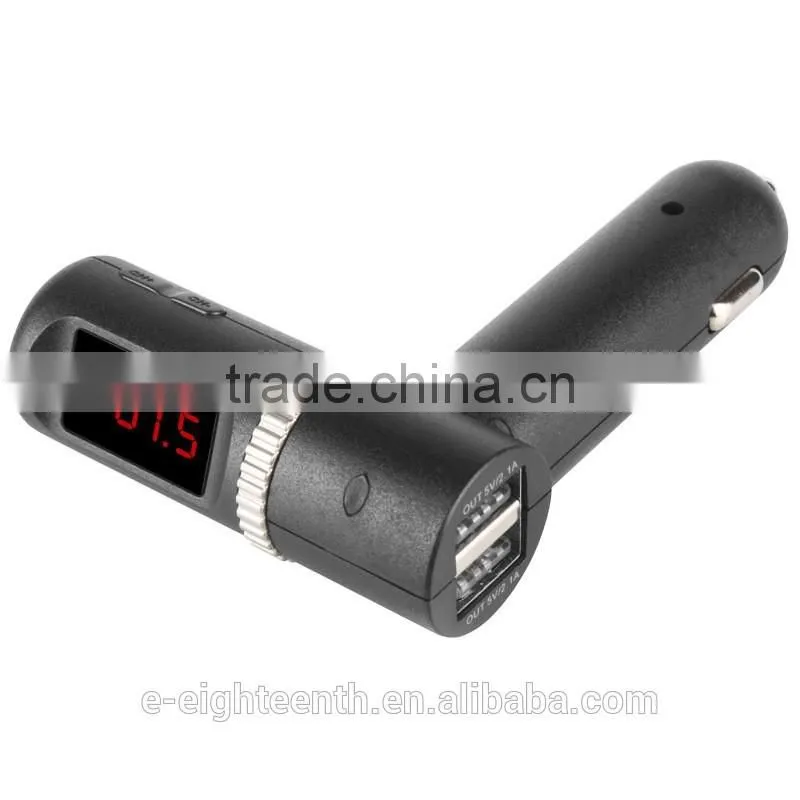 2016 hot Wireless Bluetooth/USB/Mic Car MP3 player FM Transmitter