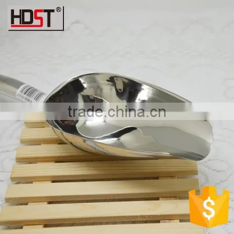 2015 High quality silver ice shovel and passed 3rd party factory audit stainless steel rice spade