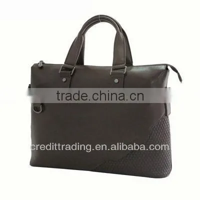 Trendy Mens PU Briefcase /Computer Bag with Rough Surface