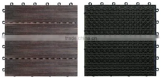 20mm Dark Carbonized Color matt Finish outdoor strand woven bamboo tile floor products hot sale 2013