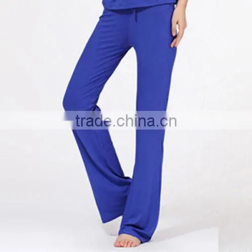 Womens Yoga Pant Trousers Cotton slimming Practise Pants Exercise Lounge Sports Long Pant