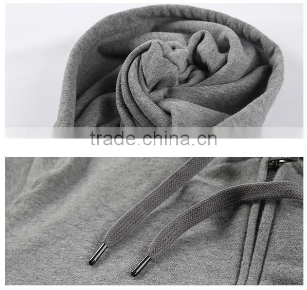 No Pockets Plain Slim Fit Wholesale Zip Hoodies
