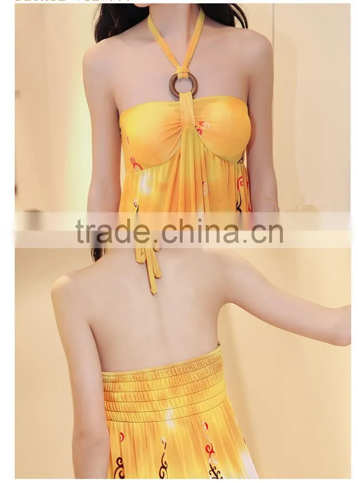 Sexy Sleeveless Mermaid tie dye dress,women fashion dress,beach dress