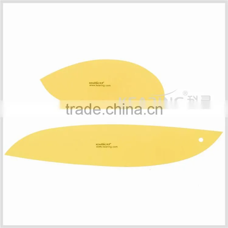 Chinese factory direct sell fashion garment curves in 1.2mm thick 2pcs per set enviromental friendly plastic #1304S