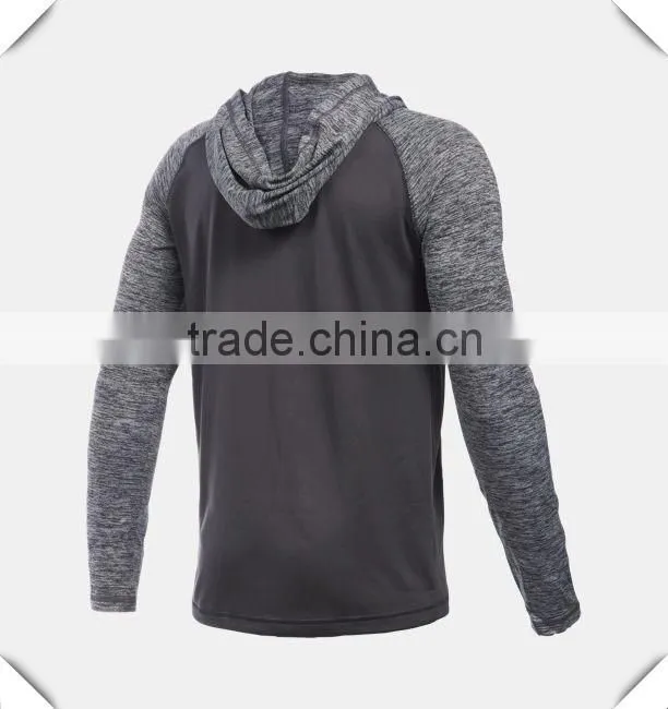 New Design Mens Lightweight Pullover Hoodie Contrast Long Sleeve Hoodie T Shirt Outdoor Performance Hoodie Jacket Sports wear