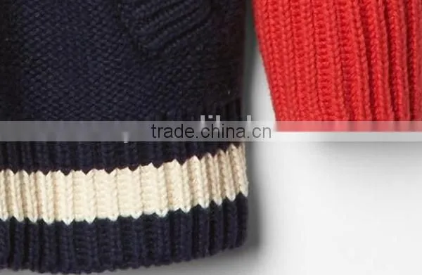 Varsity full zip sweater jacket for infant boys