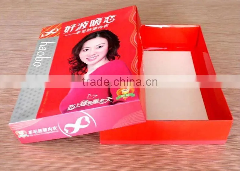 underwear and Shirt packaging box