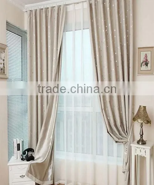 black-out shower window curtain