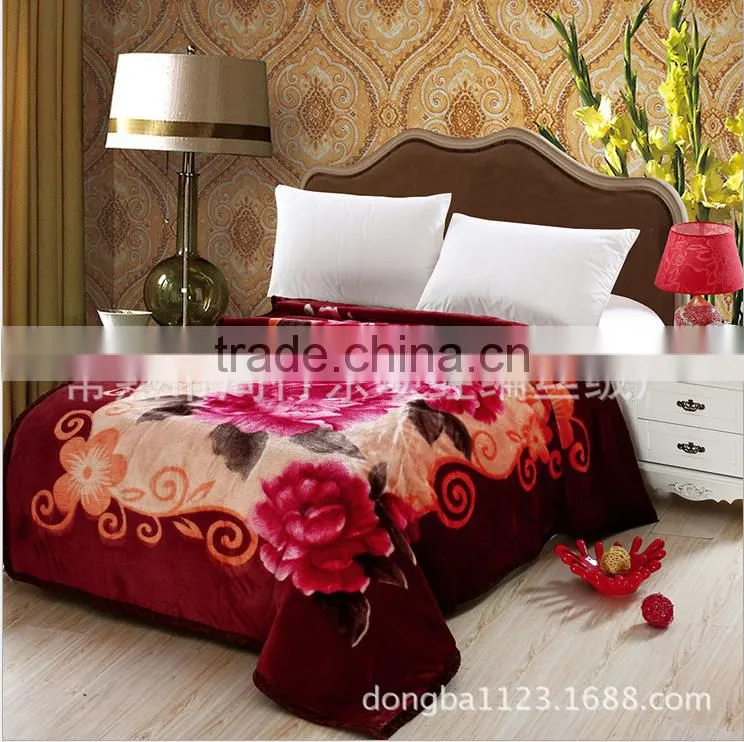 Stock Fall and Winter the new thickening raschel blanket