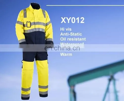 China supplier 100%Cotton fire retardant protective reflective safety clothing wholesale