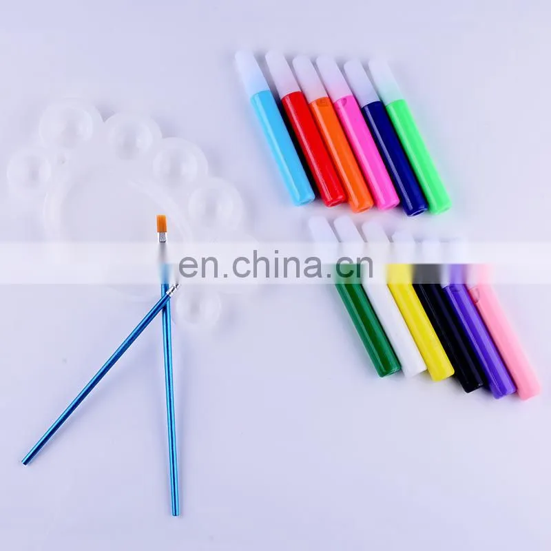Custom Toy OEM Design Creative Painting Toy Kids DIY Craft Colorful Cushions