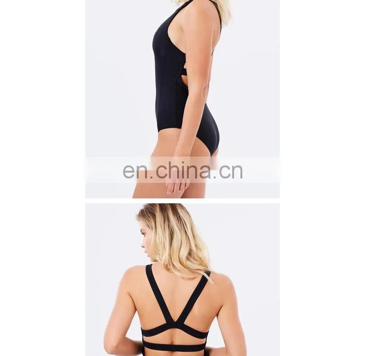 Swimwear factory design your owm one piece swimsuit women one piece