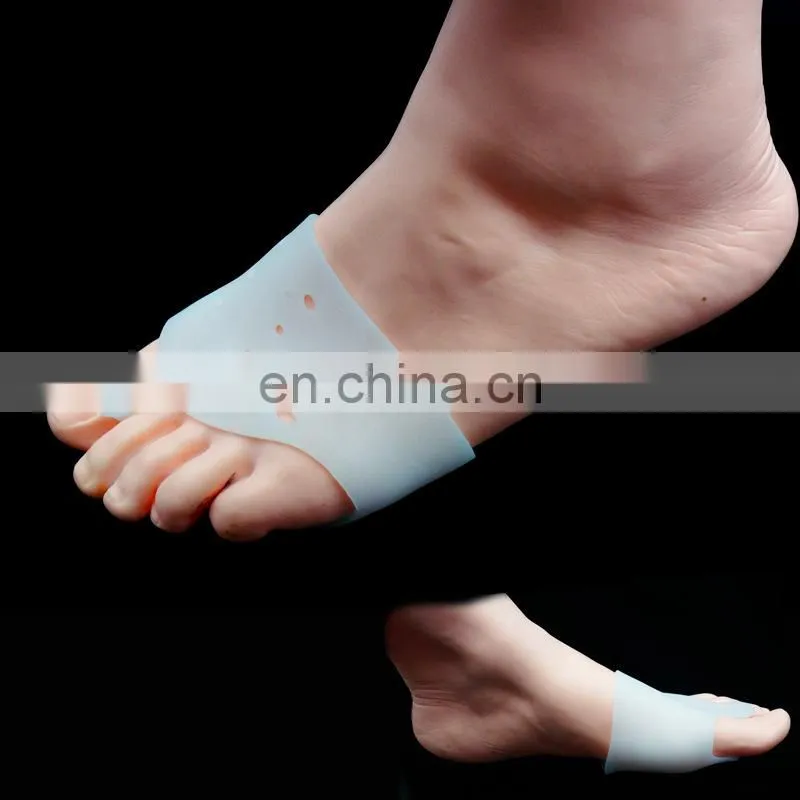Silicone toe braces, adult protective sleeve blackmailed thumb valgus anti separator toes cover#FZT-09