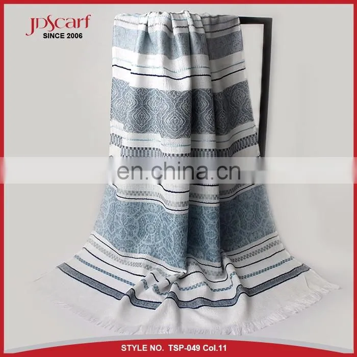 Women 100% polyester multicolor muslim scarf hijab fashionable scarf