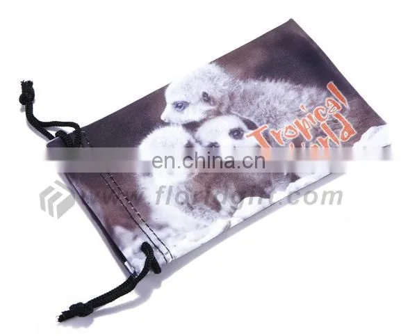 Promotional custom microfiber glasses bags multi-colored design sunglasses pouch wholesale