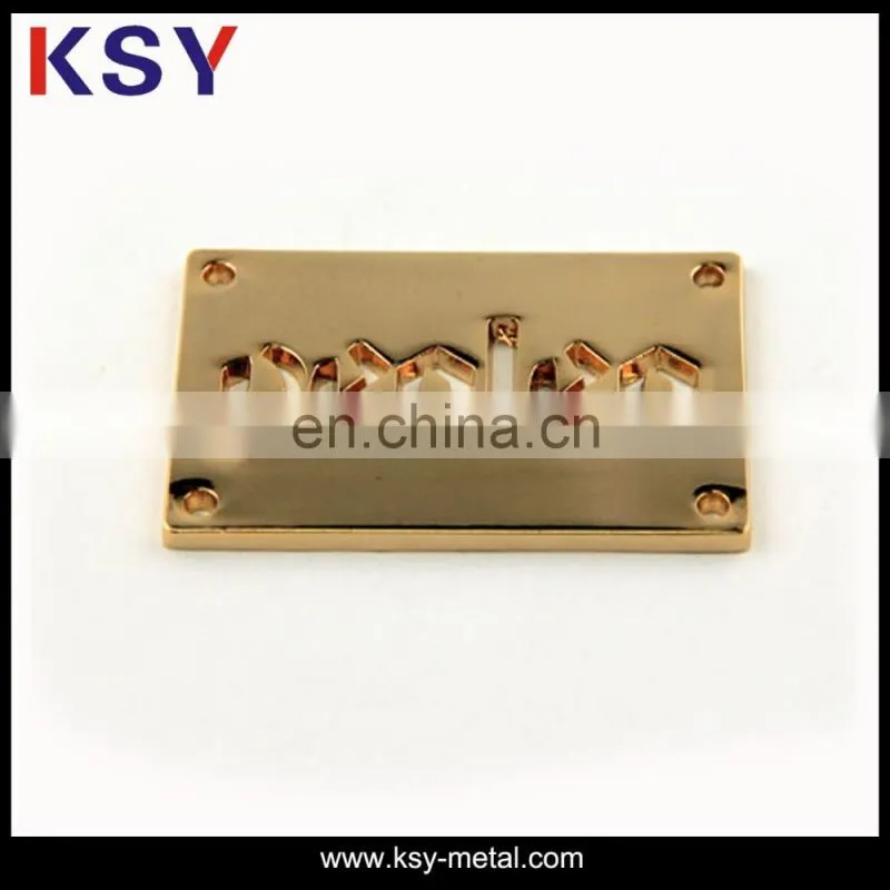 High quality metal labels for garment