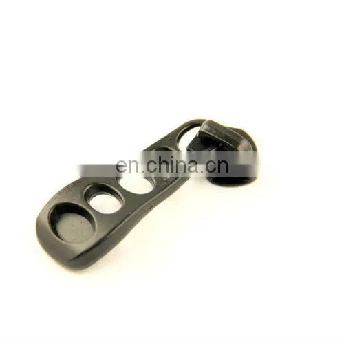 2016 new hot sell black chromium zipper pull