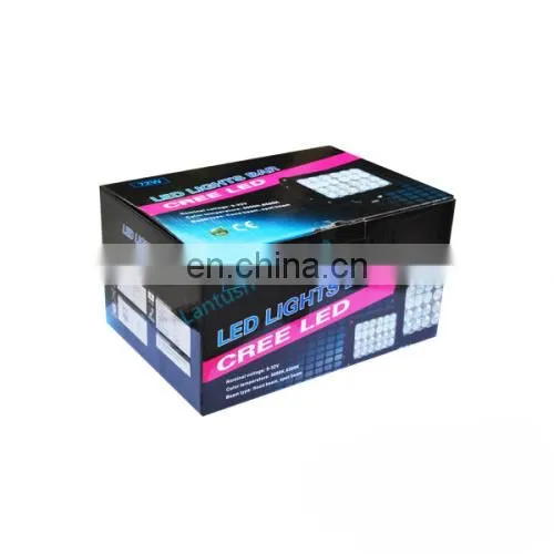 6.5inch quad row led light bar 72w spot combo beam IP68