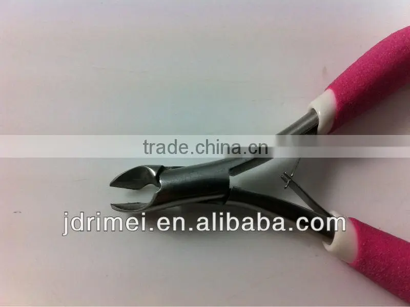 funcy cuticle nail nipper with plastic cover
